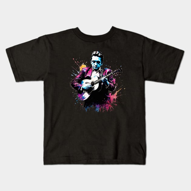 The Troubadour Kids T-Shirt by Drawing a Blank Creations